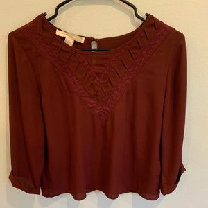 Forever 21 Quarter Sleeve Blouse